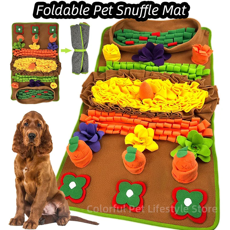 Snuffle Mat for Dogs – Slow Feeder & Nose Work Enrichment Toy