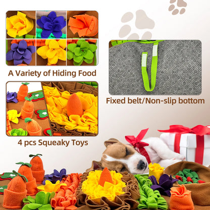 Snuffle Mat for Dogs – Slow Feeder & Nose Work Enrichment Toy