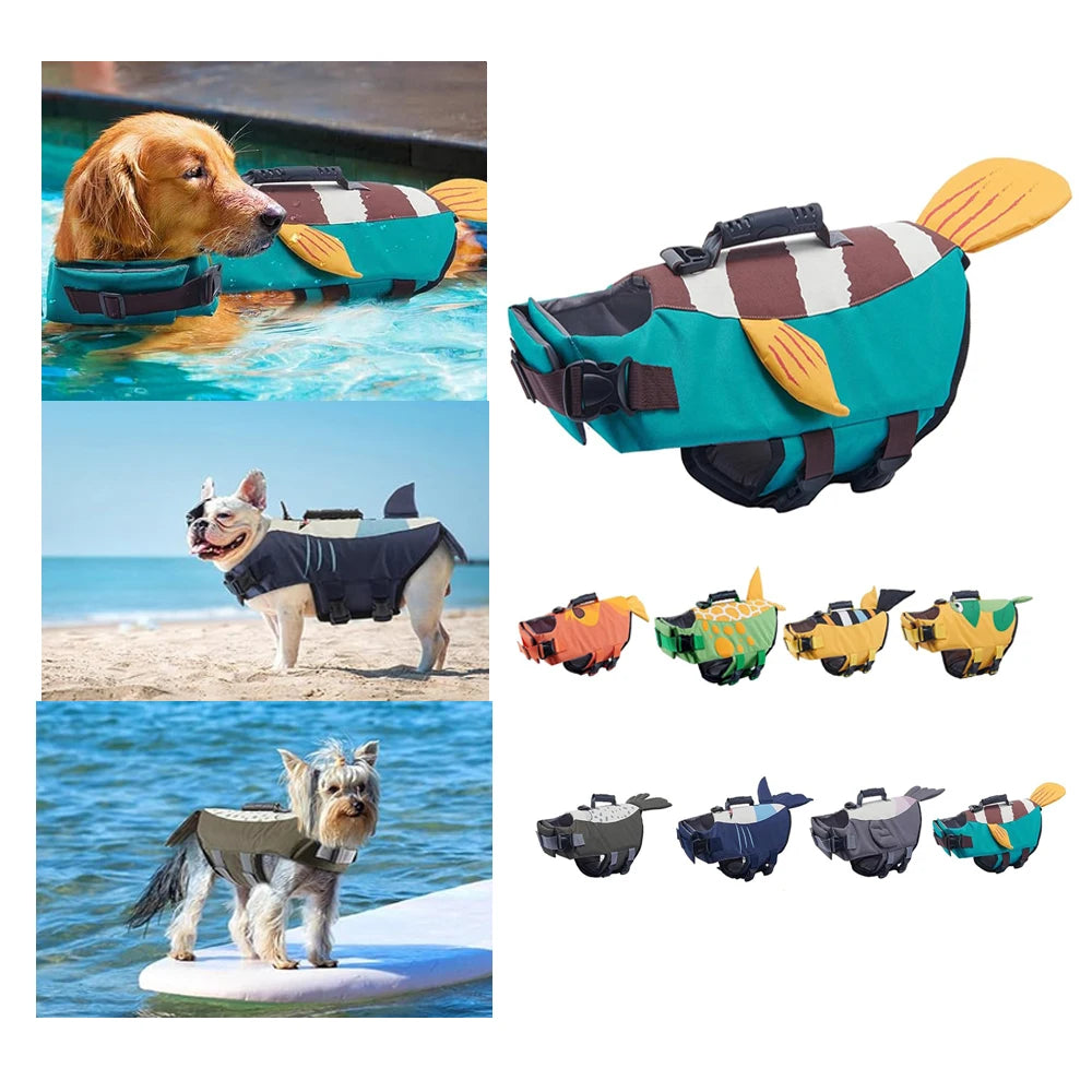 Dog Life Jacket – High Buoyancy Safety Swim Vest for Dogs