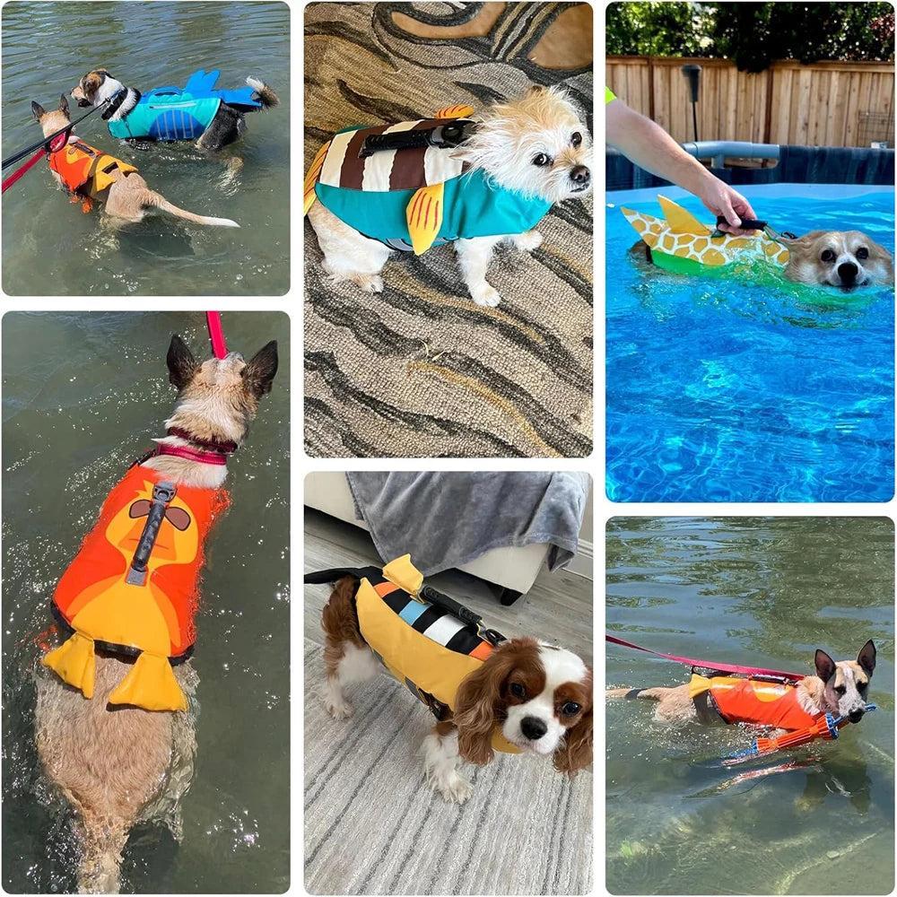 Dog Life Jacket – High Buoyancy Safety Swim Vest for Dogs