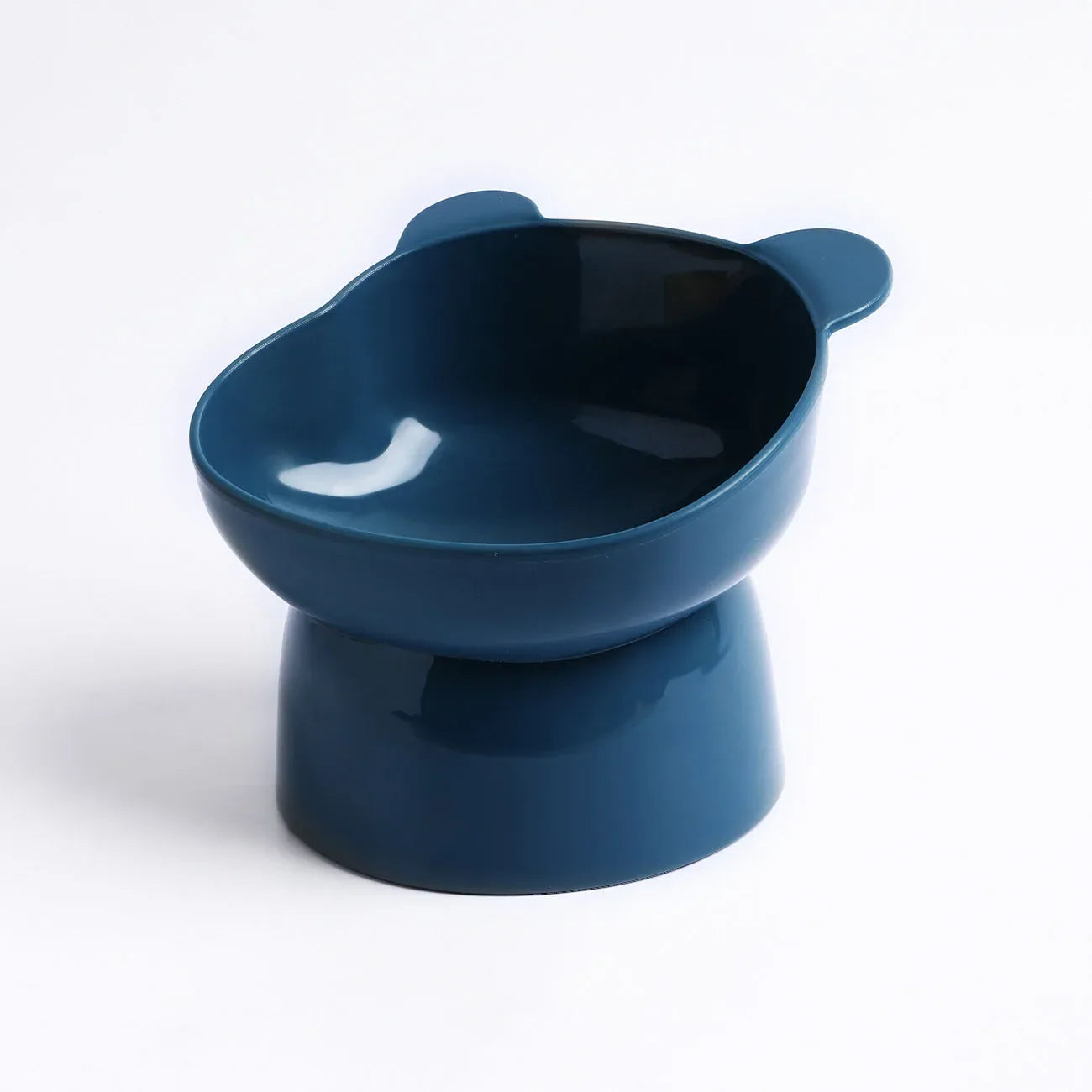 Cartoon Cat Pet Bowl – Elevated Food & Water Dish for Cats & Dogs