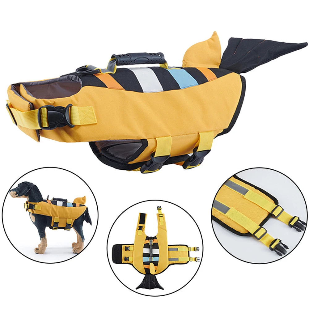 Dog Life Jacket – High Buoyancy Safety Swim Vest for Dogs