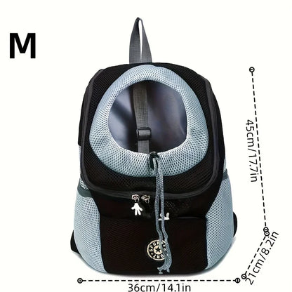 Hands-Free Pet Sling Carrier – Breathable Mesh Bag for Cats & Small Dogs