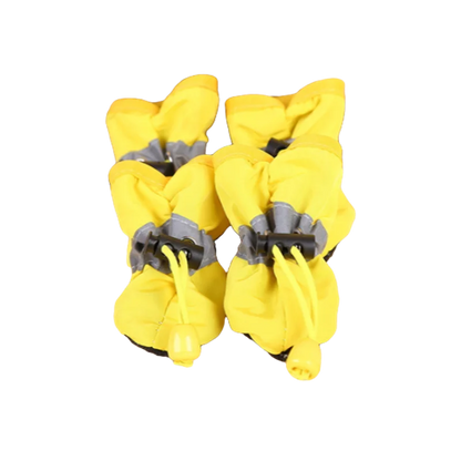 Waterproof Dog Rain Boots – Anti-Slip Paw Protection Shoes (Set of 4)