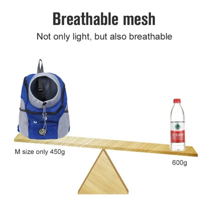 Hands-Free Pet Sling Carrier – Breathable Mesh Bag for Cats & Small Dogs