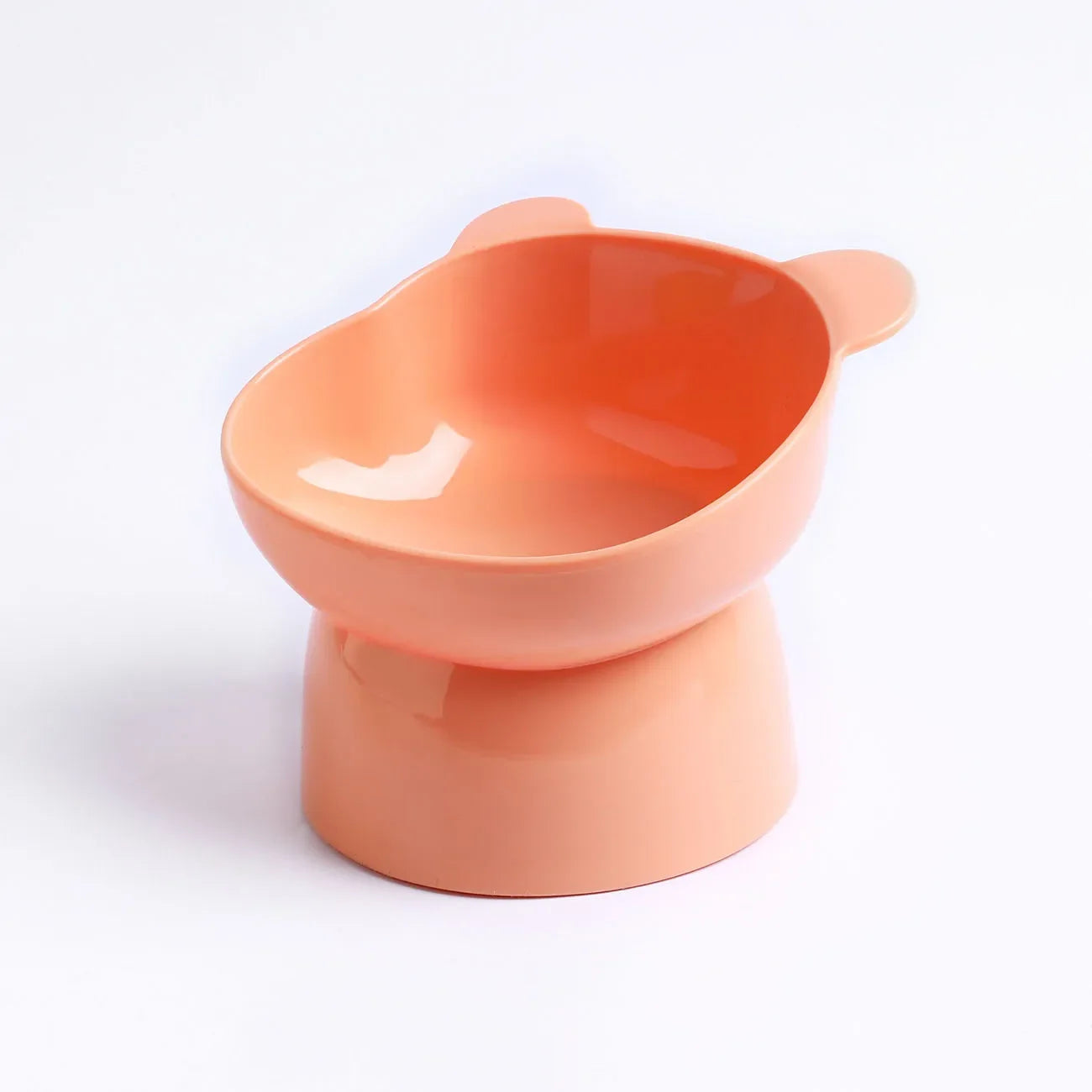 Cartoon Cat Pet Bowl – Elevated Food & Water Dish for Cats & Dogs