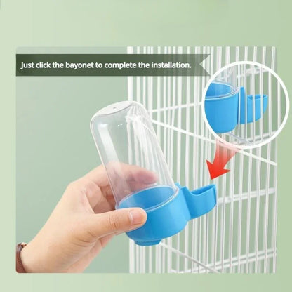 Hanging Bird Feeder with Water Dispenser – Squirrel-Proof Cage Accessory for Parrots & Small Birds