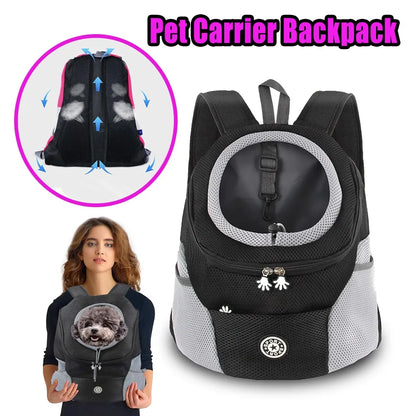 Hands-Free Pet Sling Carrier – Breathable Mesh Bag for Cats & Small Dogs