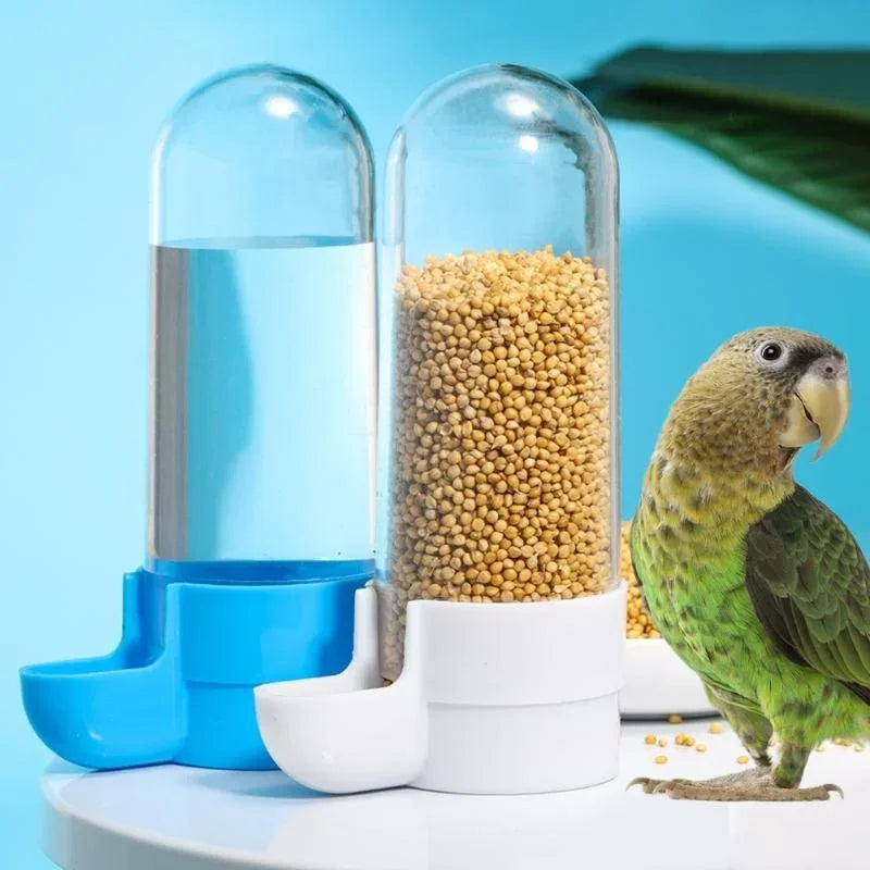 Hanging Bird Feeder with Water Dispenser – Squirrel-Proof Cage Accessory for Parrots & Small Birds
