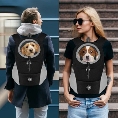 Hands-Free Pet Sling Carrier – Breathable Mesh Bag for Cats & Small Dogs