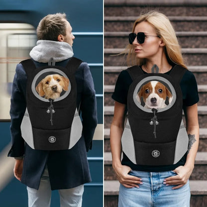 Hands-Free Pet Sling Carrier – Breathable Mesh Bag for Cats & Small Dogs