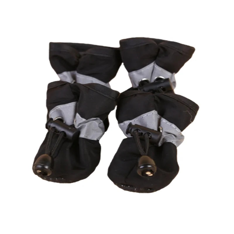 Waterproof Dog Rain Boots – Anti-Slip Paw Protection Shoes (Set of 4)