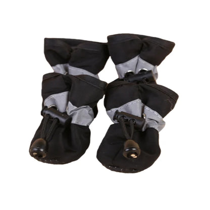 Waterproof Dog Rain Boots – Anti-Slip Paw Protection Shoes (Set of 4)