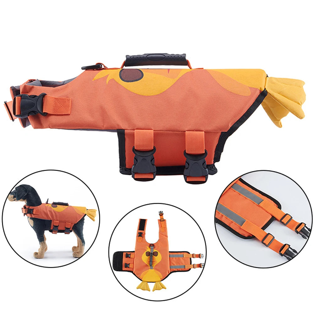 Dog Life Jacket – High Buoyancy Safety Swim Vest for Dogs