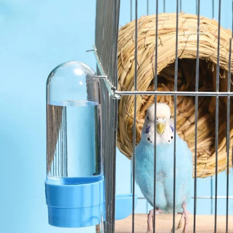 Hanging Bird Feeder with Water Dispenser – Squirrel-Proof Cage Accessory for Parrots & Small Birds