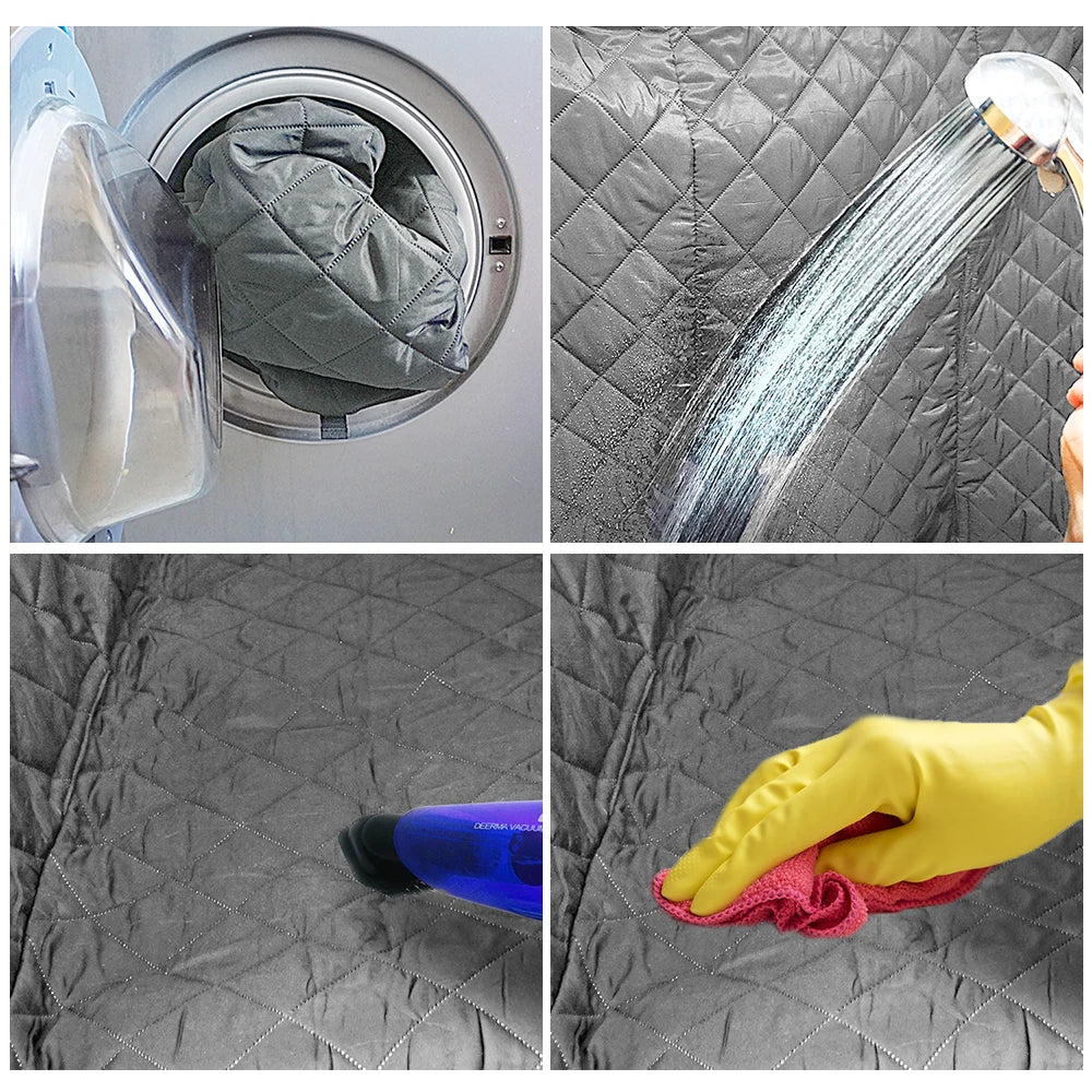 Dog Car Seat Cover Hammock – Waterproof Boot Liner & Rear Seat Protector with Safety Belt