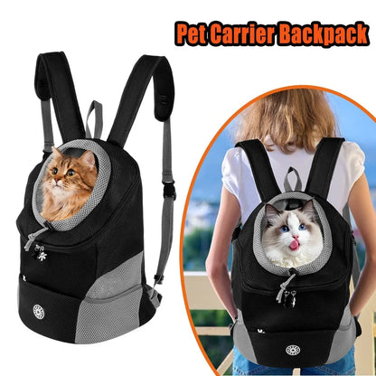 Hands-Free Pet Sling Carrier – Breathable Mesh Bag for Cats & Small Dogs