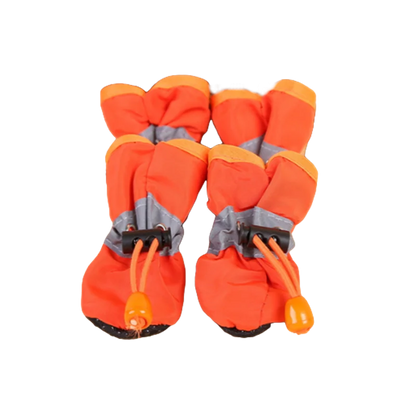 Waterproof Dog Rain Boots – Anti-Slip Paw Protection Shoes (Set of 4)